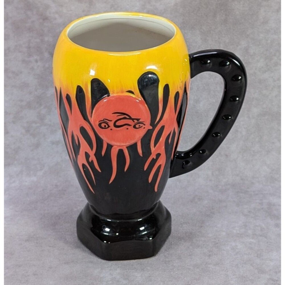2005 Orange County Choppers Large Coffee Mug Motorcycle Item # 3665 Black Orange